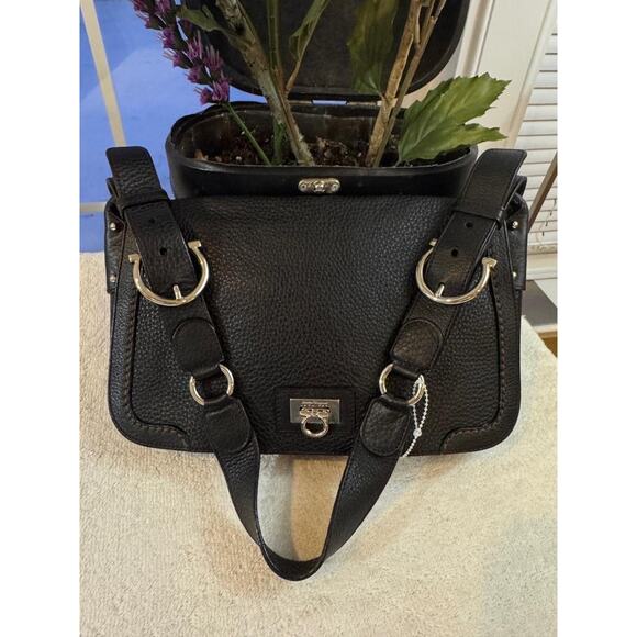 COACH Dalton 31 Colorblock Snakeskin Shoulder Bag Black Pine - 89076